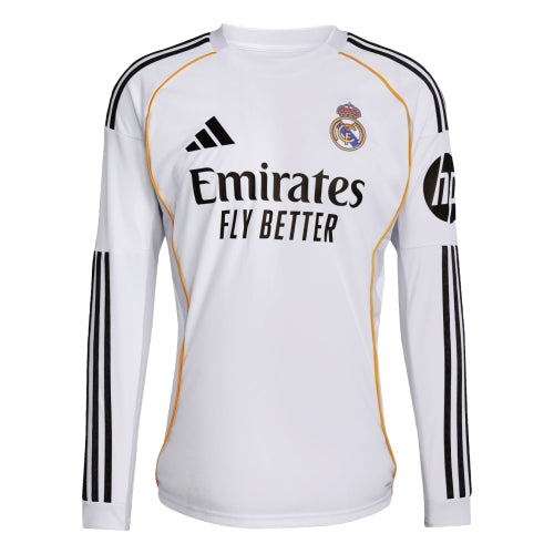 Real Madrid Jersey Home Long Sleeve 2025/2026